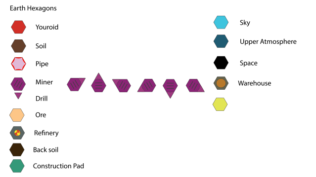 Design_Earth Hexagons